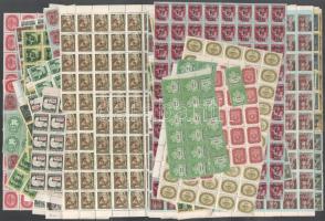 1945-1946 Inflációs ívdarabok, összefüggések