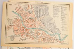 cca 1900 Történelmi magyar városok (Erdély, Délvidék) a Pallas Nagy Lexikonából, össz. 8 db: Temesvá...