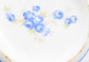 Francia porcelán petróleumlámpa test, jelzett, m: 24 cm