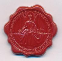 Ausztrália DN "VI. György" 1938-1947. közötti nagy pecsétjének mintájára készült egyoldalas műanyag zseton (~35,5mm) T:AU Australia ND one-sided plastic token in the shape of the Great Seal between 1938-1947. of George VI (~35,5mm) C:AU