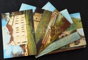 86 db MODERN megíratlan magyarországi város képeslap / 86 modern unused Hungarian town postcards