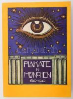 Plakate in München 1840 - 1940. Eine Dokumentation zu Geschichte und Wesen des Plakats in München aus den Beständen der Plakatsammlung des Münchner Stadtmuseums. München, 1978, Münchner Stadtmuseum. Német nyelven. Gazdag képanyaggal illusztrált. Kiadói papírkötés, kissé kopott borítóval.