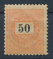 1899 Feketeszámú 50kr 12 : 11 3/4 fogazással (9.000)