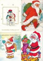 MIKULÁS - 9 db MODERN üdvözlő képeslap / SAINT NICHOLAS - 9 modern greeting postcards