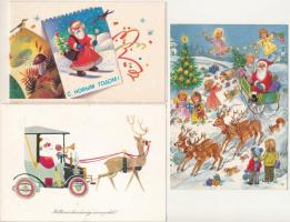 MIKULÁS - 9 db MODERN üdvözlő képeslap / SAINT NICHOLAS - 9 modern greeting postcards