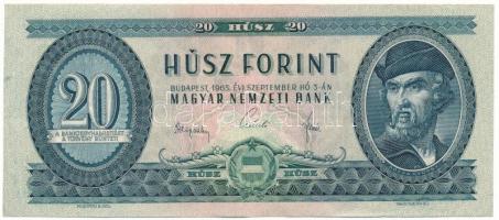 1965. 20Ft "C 407 091553" T:F szép papír Adamo F14