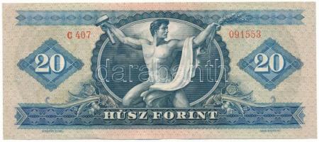 1965. 20Ft "C 407 091553" T:F szép papír
Adamo F14