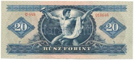 1969. 20Ft "C 449 018646" T:F szép papír
Adamo F15