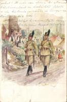 Hungarian Gendarmerie marching s: Márton Jenő (small tear)