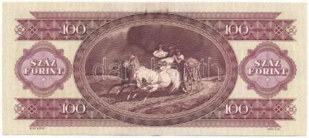 1993. 100Ft "B 059 093989" nyomdai festékfoltok T:F szép papír
Adamo F38