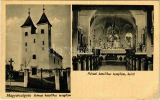 1948 Magyarszőgyén, Madarsky Svodín (Szőgyén); Római katolikus templom, belső / church interior (EB)