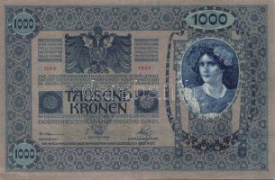 1902. 1000K "Magyarország" piros körbélyegzővel T:II