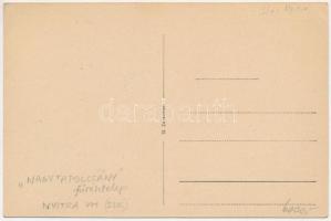 Nagytapolcsány, Topolcany; Parna pila / fűrésztelep, gőzfűrész, iparvasút / steam sawmill, industria...