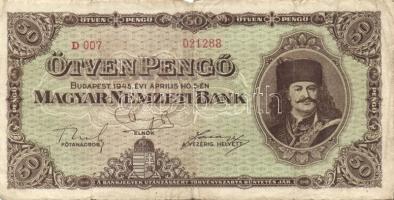 1945. 50P (9x) T:III,III/IV