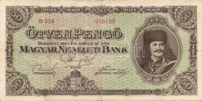 1945. 50P (9x) T:III,III/IV