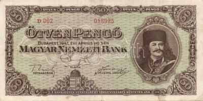 1945. 50P (9x) T:III,III/IV