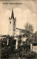 1925 Csíkszentmárton, Sanmartin; templom, temető / church, cemetery (EK)