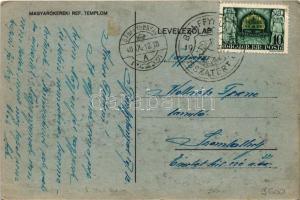 1940 Magyarókereke, Majerou, Alunisu (Bánffyhunyad, Huedin); Magyarókereki református templom / Calv...