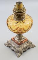 Régi francia petróleumlámpa, m: 29 cm