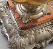 Régi francia petróleumlámpa, m: 29 cm