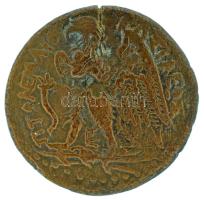 Ptolemaida Egyiptom Kr.e. 222-205 / IV. Ptolemaiosz Philópator / AE28 bronz (14,36g) T:VF
Ptolemaic...