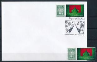 2012 Filaposta ajándék megszemélyesített bélyeg + alkalmi bélyegzéssel, borítékon