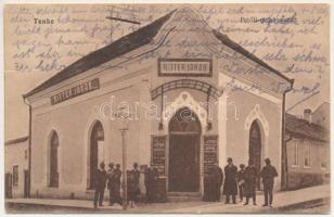 1915 Tenke, Tinca; Petőfi utcai részlet, Ritter Jakab üzlete és saját kiadása / street, shop (b)