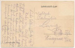 1915 Tenke, Tinca; Petőfi utcai részlet, Ritter Jakab üzlete és saját kiadása / street, shop (b)