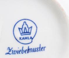 Kahla hagymamintás 6 darab tálka d: 11 cm + 5 darab köretes tál d: 13 cm, jelzett, hibátlan