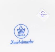 Kahla hagymamintás 6 darab desszertes tányér, jelzett, hibátlan, d: 19 cm