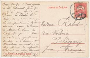 1910 Szatmárnémeti, Szatmár, Satu Mare; Deák tér, Pannonia szálloda, Halász Mór üzlete. Hollósi felv...