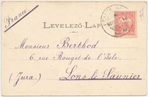 1905 Marosvásárhely, Targu Mures; Fő tér, Bodor kút, üzletek. Petróczy G. 1905. / main square, well,...