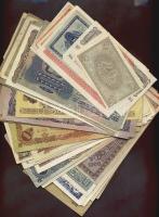 72db klf magyar bankjegy korona-, pengő-, forint-időszakból jobbakkal, Adamovszky-katalógus alapján ...