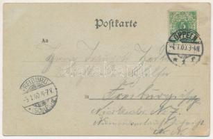 1900 Nagyszeben, Hermannstadt, Sibiu; Grad aus dem Wirthshaus... / részeg férfiak éjjel montázs / dr...