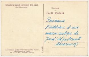 Jód, Ieud; Interiorul casei farenesti / ház, belső, folklór / house interior, Transylvanian folklore...