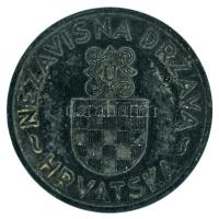 Horvátország 1941. 2K Zn T:VF, patina
Croatia 1941. 2 Kune Zn C:VF, patina
Krause KM#2