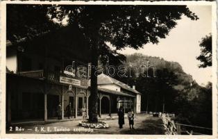 Rév, Vad, Vadu Crisului; Zichy-cseppkőbarlang, EKE (Erdélyi Kárpát Egyesület) turista szálloda, vendéglő / Pestera Vadu Crisului / tourist hotel, restaurant, inn