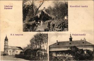 1921 Furta, Kiserdőbeli kastély, Perjesi kastély, Római katolikus templom (Rb)