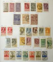 Belgium tartalmas gyűjtemény, több mint 5.200 bélyeg előnyomott albumban, főleg bélyegzett anyag ren...