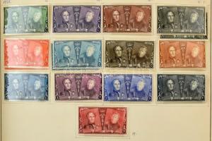 Belgium tartalmas gyűjtemény, több mint 5.200 bélyeg előnyomott albumban, főleg bélyegzett anyag ren...