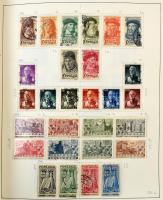 Portugália + Acores és Madeira tartalmas gyűjtemény, több mint 2.260 bélyeg előrajzolt albumban, sok...