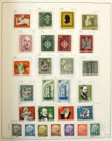 NSZK + Berlin tartalmas gyűjtemény, több mint 4.400 bélyeg előrajzolt albumban, sok bélyegzett anyag...