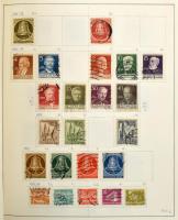 NSZK + Berlin tartalmas gyűjtemény, több mint 4.400 bélyeg előrajzolt albumban, sok bélyegzett anyag...