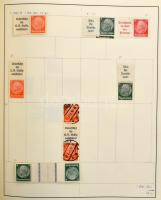 NSZK + Berlin tartalmas gyűjtemény, több mint 4.400 bélyeg előrajzolt albumban, sok bélyegzett anyag...