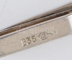 Ezüst (Ag) nyakkendőtű, jelzett, nettó 4,3g