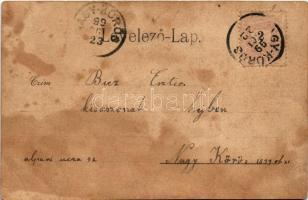 1899 (Vorläufer) Nagykőrös, Városi szálloda, utca, üzletek. Geszner Jenő kiadása 10723. (fl)