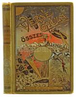 Verne Gyula: Az úszó város. Az ostrom-záron keresztül. Ford.: Zigány Árpád. Egyedül jogosított magyar képes kiadás. Férat eredeti rajzaival. Bp.,én.,Franklin, 238+2 p. Kiadói aranyozott, festett egészvászon-kötés, kopott borítóval, a gerincen kis sérüléssel, kijáró elülső szennylappal, a címlapon és a tartalomjegyzéken firkával, a címlapon névbélyegzéssel és névbejegyzéssel (Zichy?)
