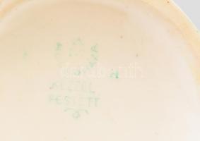 Hollóházi porcelán hal, kézzel festett, jelzett, minimális lepattanással, m: 15 cm