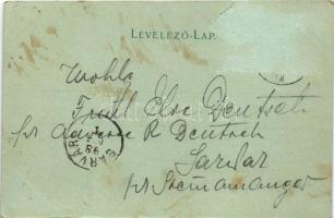 1898 (Vorläufer) Nagykanizsa, Csengeri utca, Fabók és Asztalos, Neu és Klein, Kilik Béla üzlete. Alt...