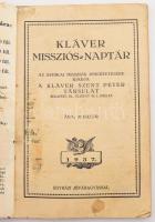 Angyalt ábrázoló színes litográfia, üvegezve, 16x11 cm + 4 db vallási témájú kiadvány, vegyes állapo...